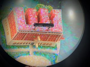 Custom Snow Globes White Stripes Hotel Yorba