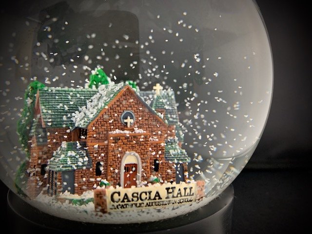 Cascia Hall Custom Snow Globes