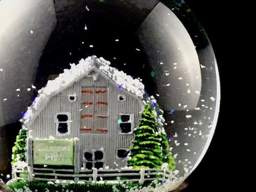 Garnet Hill Custom Snow Globes