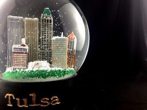 Tulsa, Oklahoma Custom Snow Globes
