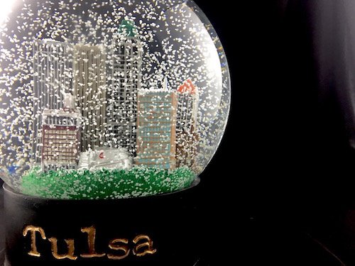 Tulsa, Oklahoma Custom Snow Globes