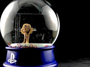 Sony Playstation Custom Snow Globes