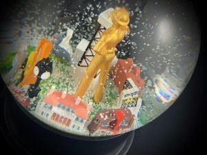 Custom Snow Globes Tulsa Ida Red Golden Driller