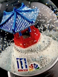WXIA TV Custom Snow Globes