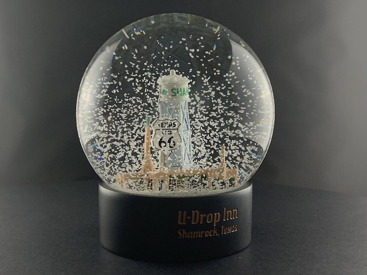 UDrop Inn Texas Gift Shop Queen of Snow Globes