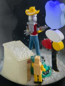 Buck Atoms Custom Snow Globes