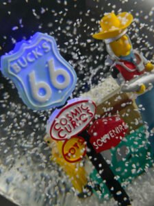 Buck Atoms Custom Snow Globes