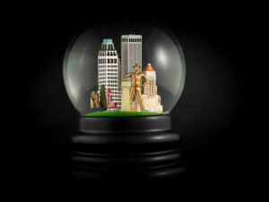 custom made musical snow globes