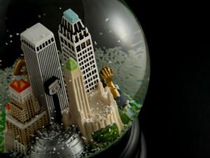 custom made musical snow globes