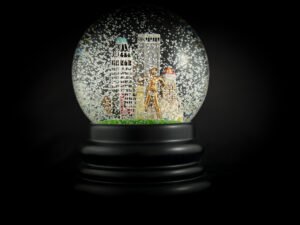 custom made musical snow globes