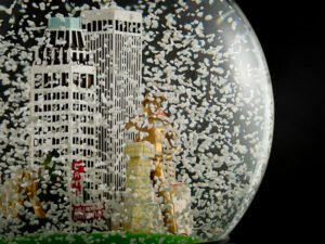 custom made musical snow globes