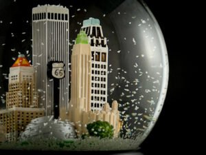 custom made musical snow globes