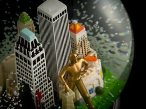 custom made musical snow globes