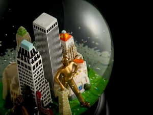 custom made musical snow globes