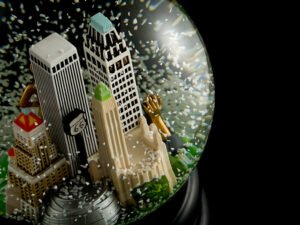 custom made musical snow globes