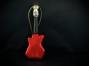 Third Man Records Guitar Custom Glass Ornaments