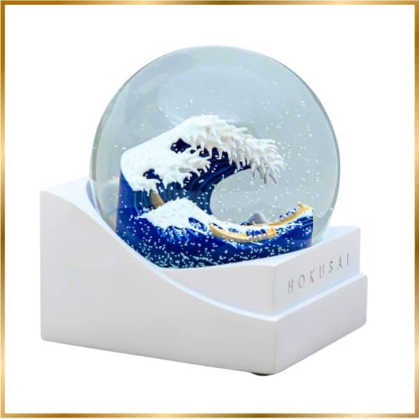 Hokusai's Great Wave Art Globe | Museum-Quality Collectible Snow Globe | Limited Edition