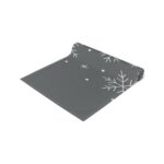 Snow Flakes Table Runner, Grey - Image 10