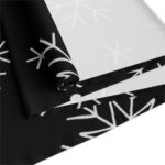 Snow Flakes Table Runner, Black - Image 7