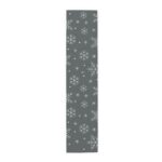 Snow Flakes Table Runner, Grey - Image 5