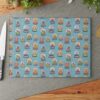 Glass Cutting Board, Snow Globes, Mint Green - Image 8