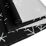 Snow Flakes Table Runner, Black - Image 11