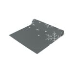 Snow Flakes Table Runner, Grey - Image 14