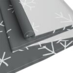 Snow Flakes Table Runner, Grey - Image 11