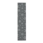 Snow Flakes Table Runner, Grey - Image 2