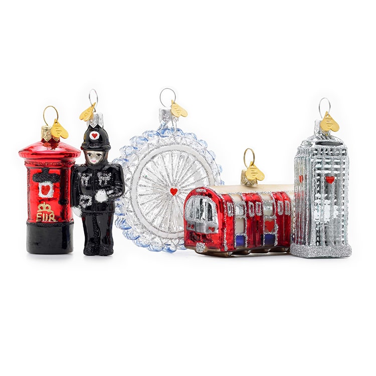 London Ornaments Set